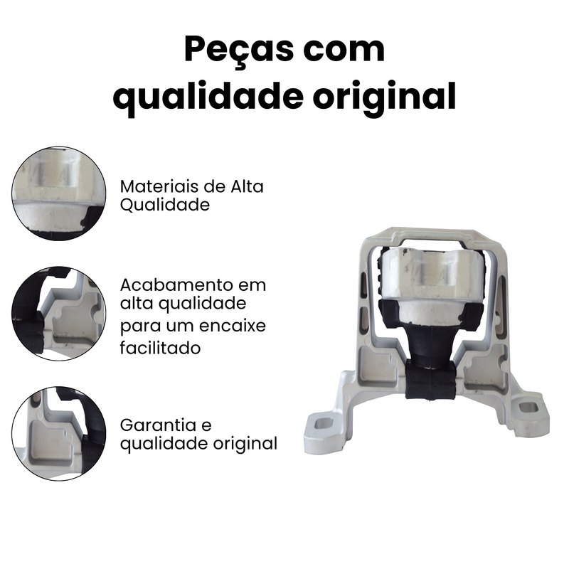 Coxim Motor Diant Ford Focus 1.6 2.0 16V Flex 2001 a 2019 - Imagem 3