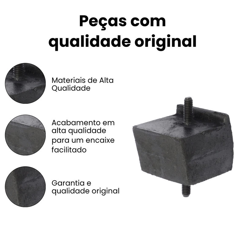 Coxim Motor Diant Dir Esq Ford Corcel Pampa Del Rey 1985-199 - Imagem 3