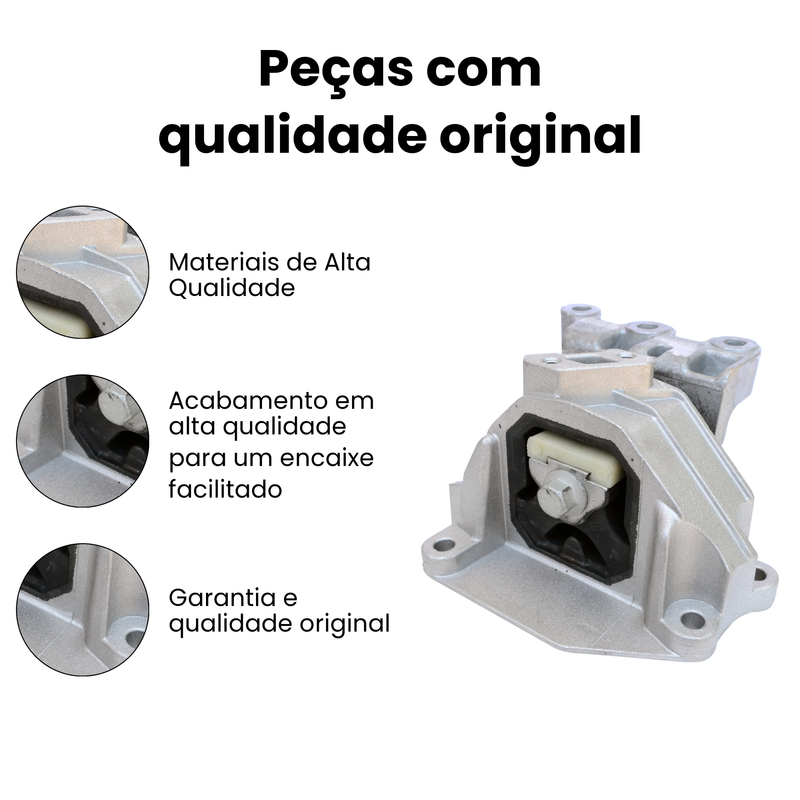 Coxim Motor Diant Dir VW Fox Crossfox SpaceFox Polo 2003 a 2 - Imagem 3