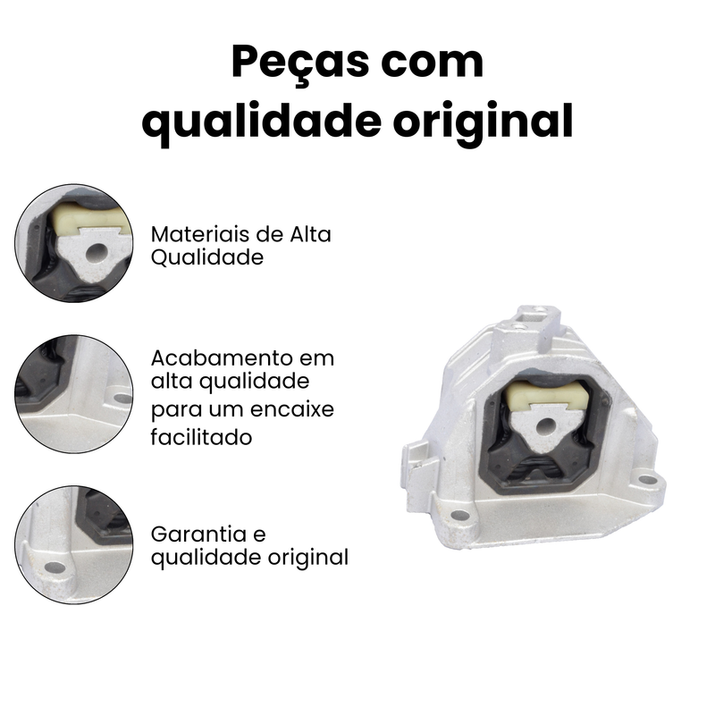 Coxim Motor Diant Dir VW Crossfox Fox Polo Spacefox 2005 a 2 - Imagem 3