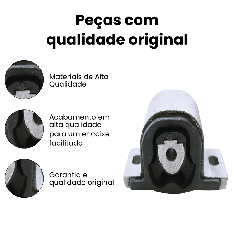 Coxim Câmbio Esq Volkswagen CrossFox SpaceFox Fox 2005 a 202 - Imagem 3