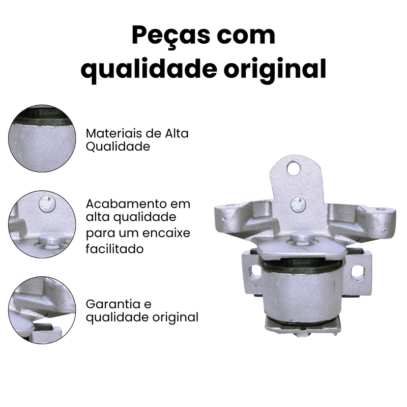 Coxim Motor Diant Esq VW CrossFox SpaceFox Fox Polo 1.0 1.6 - Imagem 3