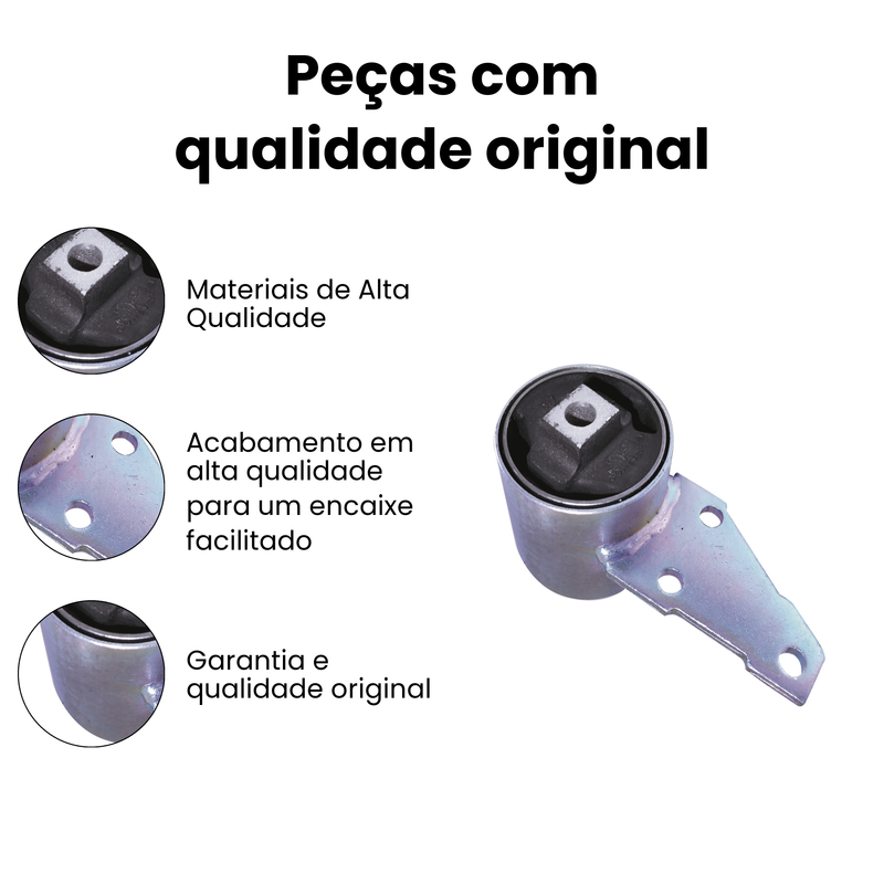 Coxim Câmbio Tras Volkswagen Kombi 1985 a 2014 Mobensani MB3 - Imagem 3