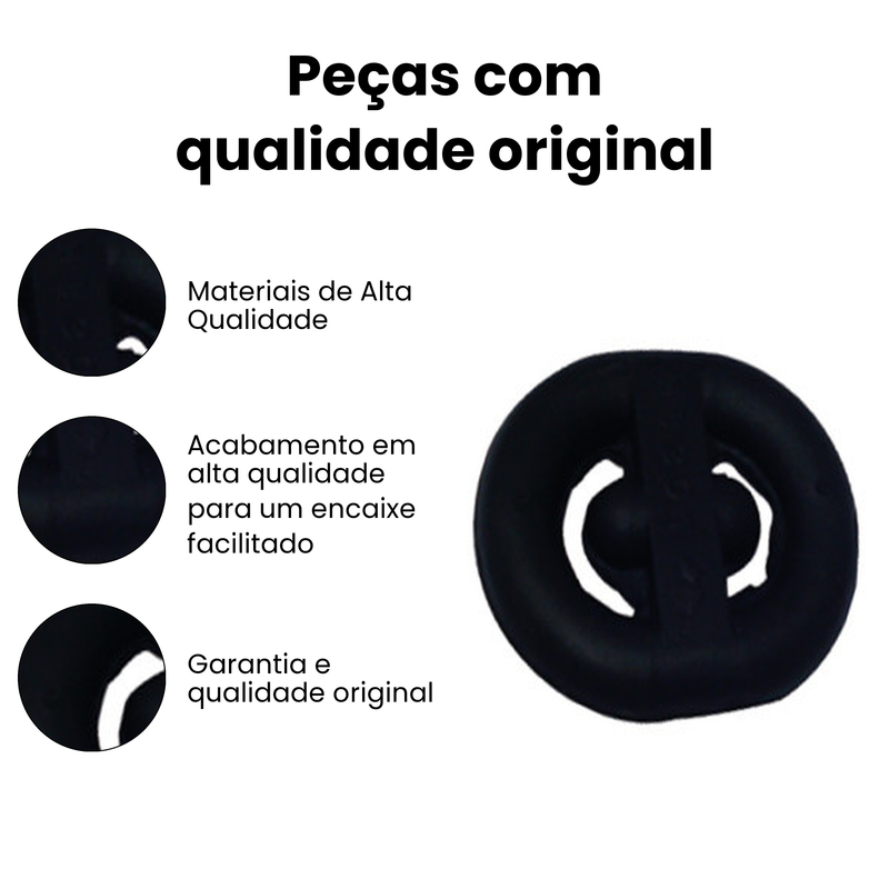 Coxim Tras Dir Esq Volkswagen Gol 1.0 1.6 1996-2023 - Imagem 3