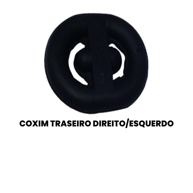 Coxim Tras Dir Esq Volkswagen Gol 1.0 1.6 1996-2023 - Imagem 2
