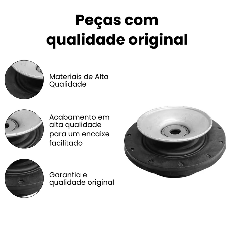 Coxim Amort Diant Dir Esq Volkswagen Gol 1.0 1.6 1.8 1996-20 - Imagem 3