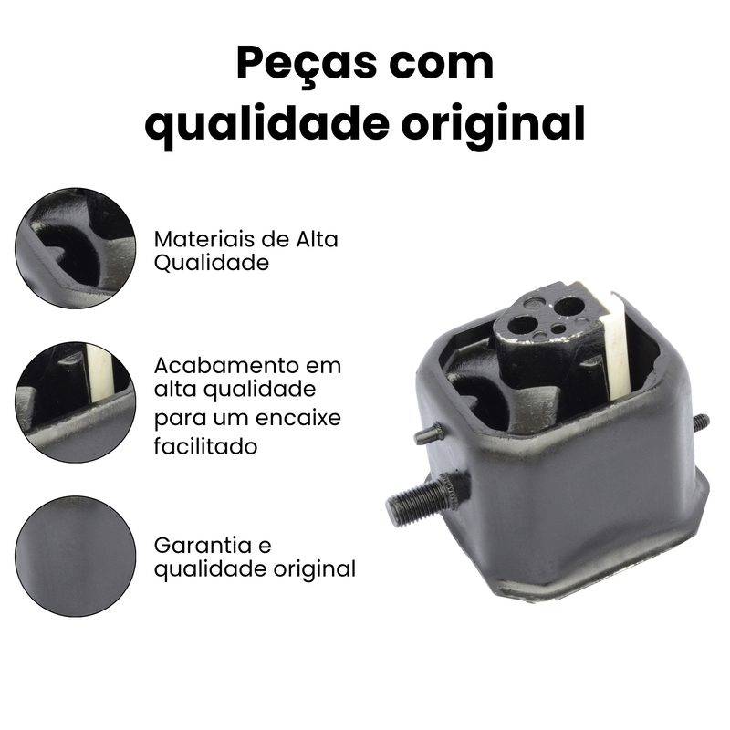 Coxim Motor Diant Esq Gol 1.0 1.6 Flex 2009 a 2023 - Imagem 3