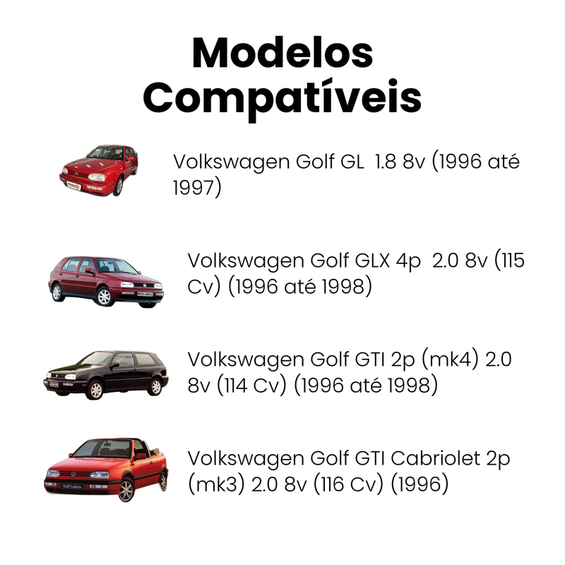 Coxim Amort Diant Dir Esq VW Golf Passat Polo 1994-2002 - Imagem 4