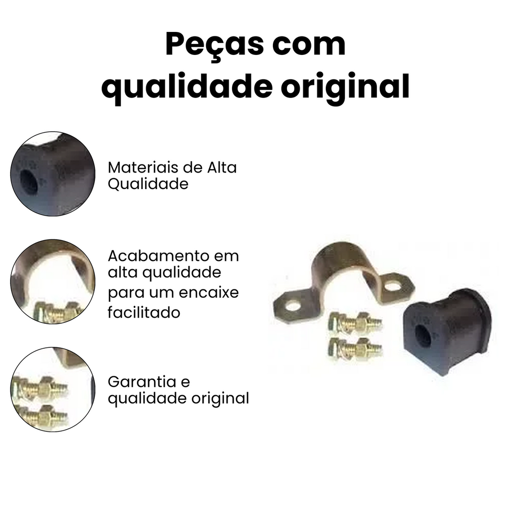 Bucha da Barra Estabilizadora Dianteira (Direito/Esquerdo) VOLKSWAGEN | AUDI | CHERY MB386K - Imagem 3
