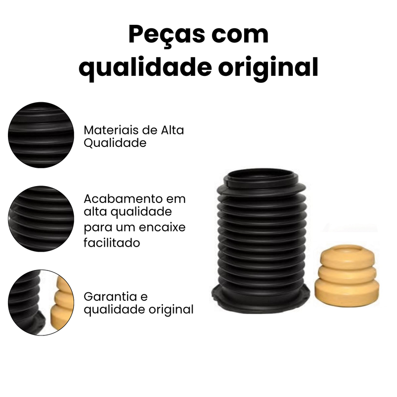 Kit Amortecedor Diant Dir Esq Fiat Punto 1.4 1.8 2008-2017 - Imagem 3