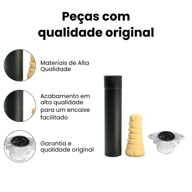 Kit Amort Tras Ford Ka 1.0 1.5 8V 12V Flex 1997 a 2021 - Imagem 3