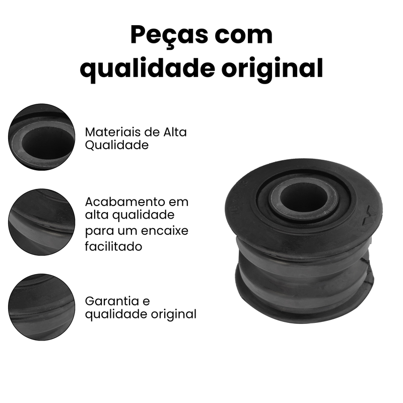 KIT Bucha Jumelo Tras Dir Esq Fiat Fiorino Strada 1986 a 2024 - Imagem 3