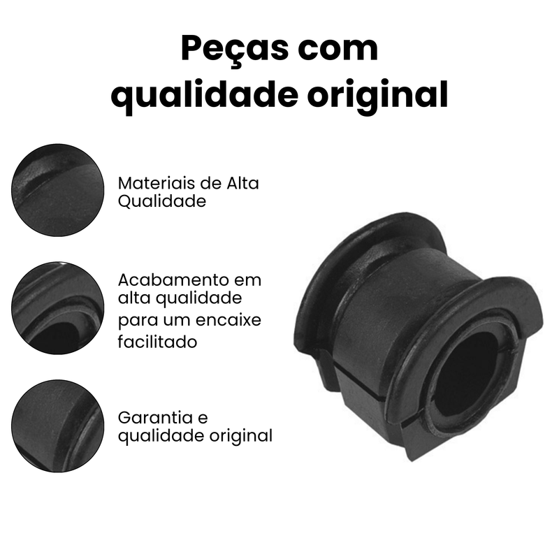 Bucha Barra Estabilizadora Dianteira Fiat Grand Siena Siena - Imagem 3