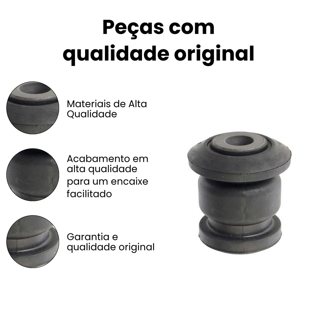 Bucha Bandeja Dianteira Direita Esquerda Fiat Toro Renegade - Imagem 3