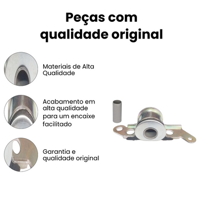 BUCHA DA BANDEJA DIANTEIRA DIREITA/ESQUERDA SEM BARRA ESTABILIZADORA FIAT MB464 - Imagem 3