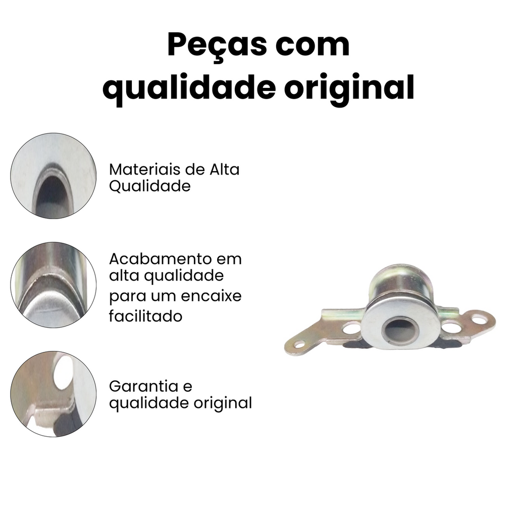 BUCHA BANDEJA TRASEIRO DIREITO SEM BARRA ESTABILIZADORA FIAT MB479 - Imagem 3