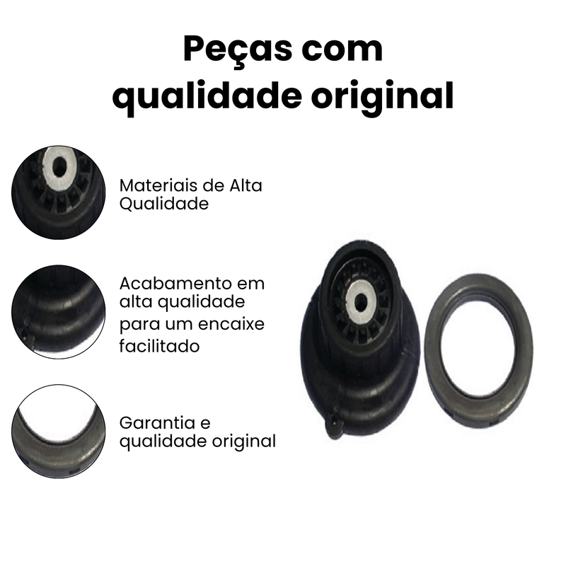 Coxim Amort Diant Dir Esq Fiat Bravo Stilo - Imagem 3