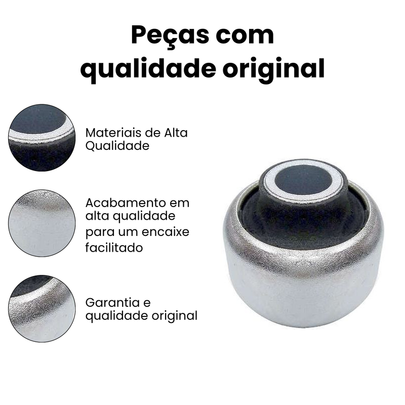 Bucha Bandeja Dianteira Direita Esquerda Citroen C3 C4 Aircr - Imagem 3