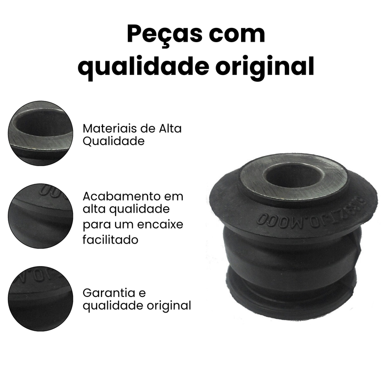 Bucha Bandeja Dianteira Direita Honda City Fit 1999 a 2024 - Imagem 3