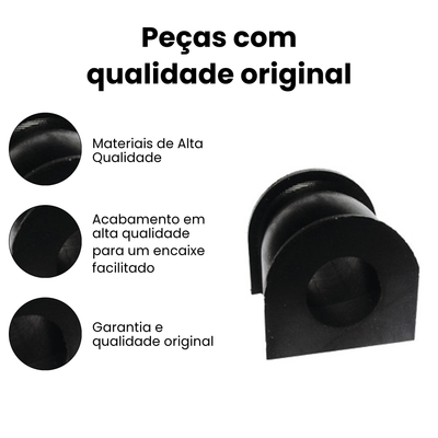 Bucha Barra Estabilizadora Dianteira Honda Fit City - Imagem 3