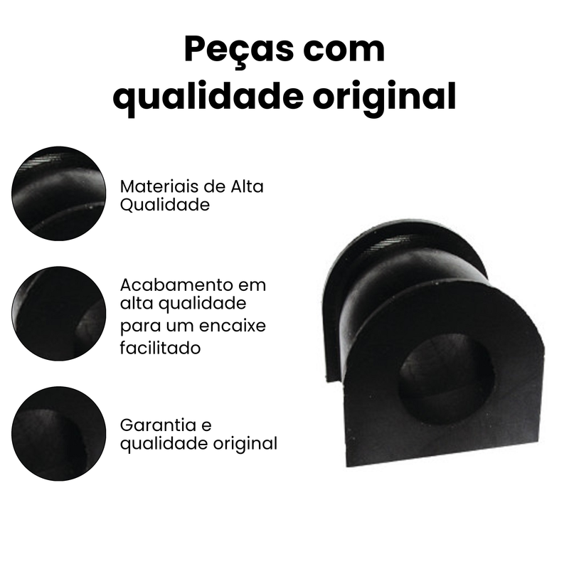 Bucha Barra Estabilizadora Dianteira D E Honda City Fit 2004 - Imagem 3