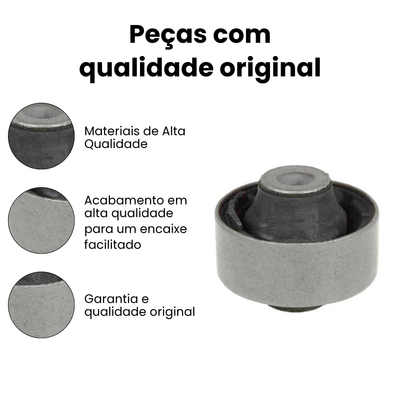 Bucha Bandeja Dianteira Direita Esquerda Honda Civic 1991 - - Imagem 3