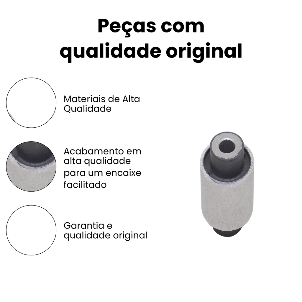 Bucha Braco Oscilante Traseiro Honda Civic - Imagem 3