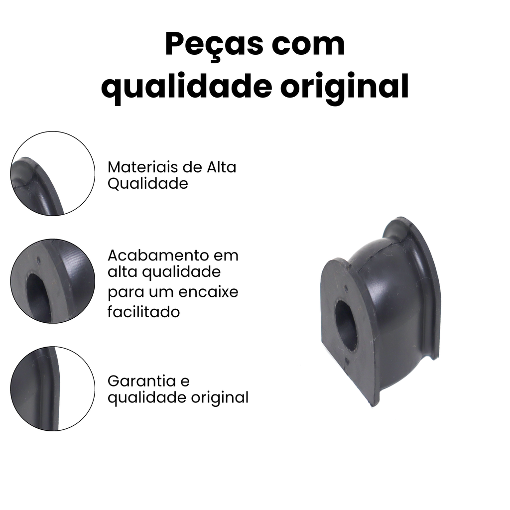 Bucha Barra Estabilizadora Dianteira Honda City - Imagem 3
