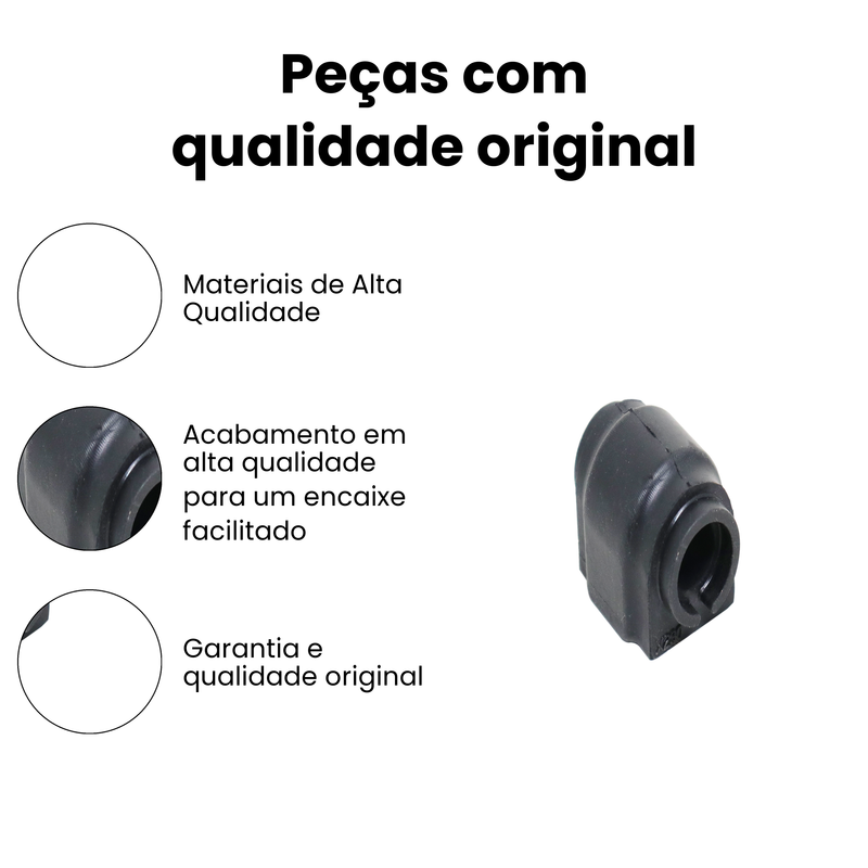 Bucha Barra Estabilizadora Traseira Honda Civic 1991 a 2021 - Imagem 3