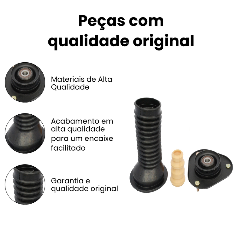 Kit Amortecedor Diant Toyota Corolla 1.6 1.8 2.0 16V 1993 a 2024 - Imagem 3