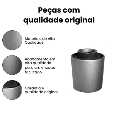 Bucha Bandeja Dianteira Nissan Frontier 1998 a 2024 Direita - Imagem 3