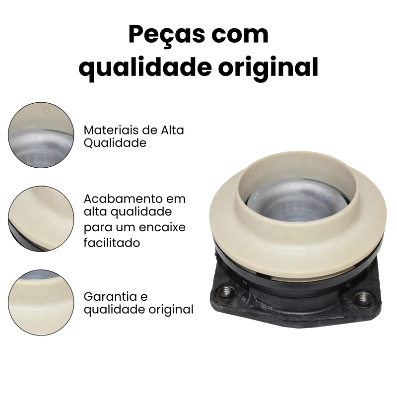 Coxim Amortecedor Diant Esq Nissan Livina Tiida 1.6 1.8 16V - Imagem 3
