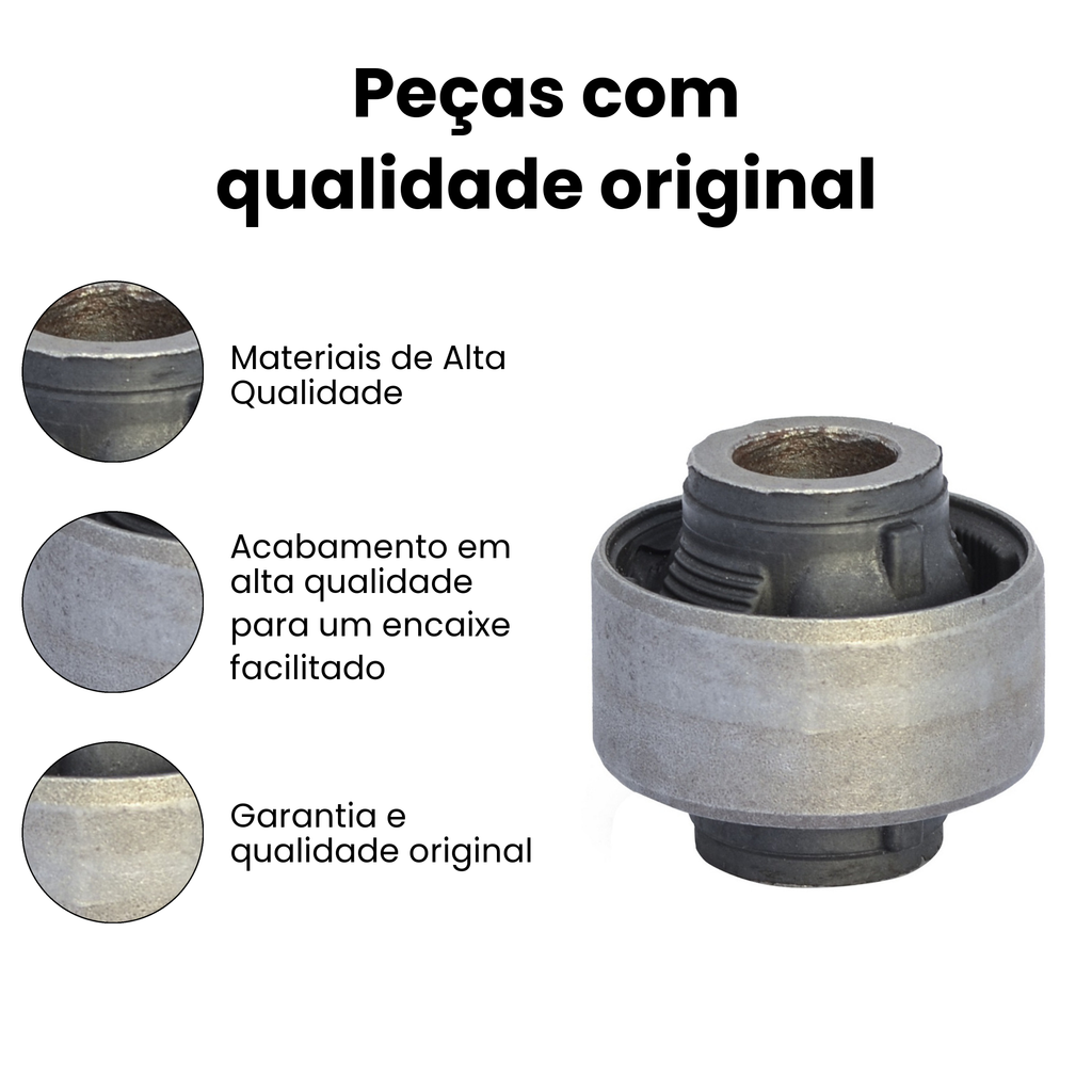 Bucha Bandeja Dianteira Direita/Esquerda Nissan March Versa - Imagem 3