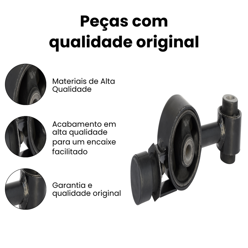 Coxim Motor Câmbio Tras Nissan Livina 1.6 1.8 Tiida 2008 a 2 - Imagem 3