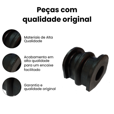 Bucha Barra Estabilizadora Dianteira Nissan March Kicks - Imagem 3