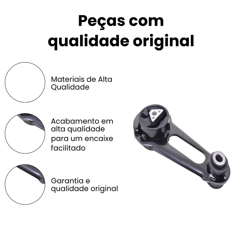 Coxim Motor Tras Nissan March Versa 1.0 1.6 12V 16V Flex 201 - Imagem 3