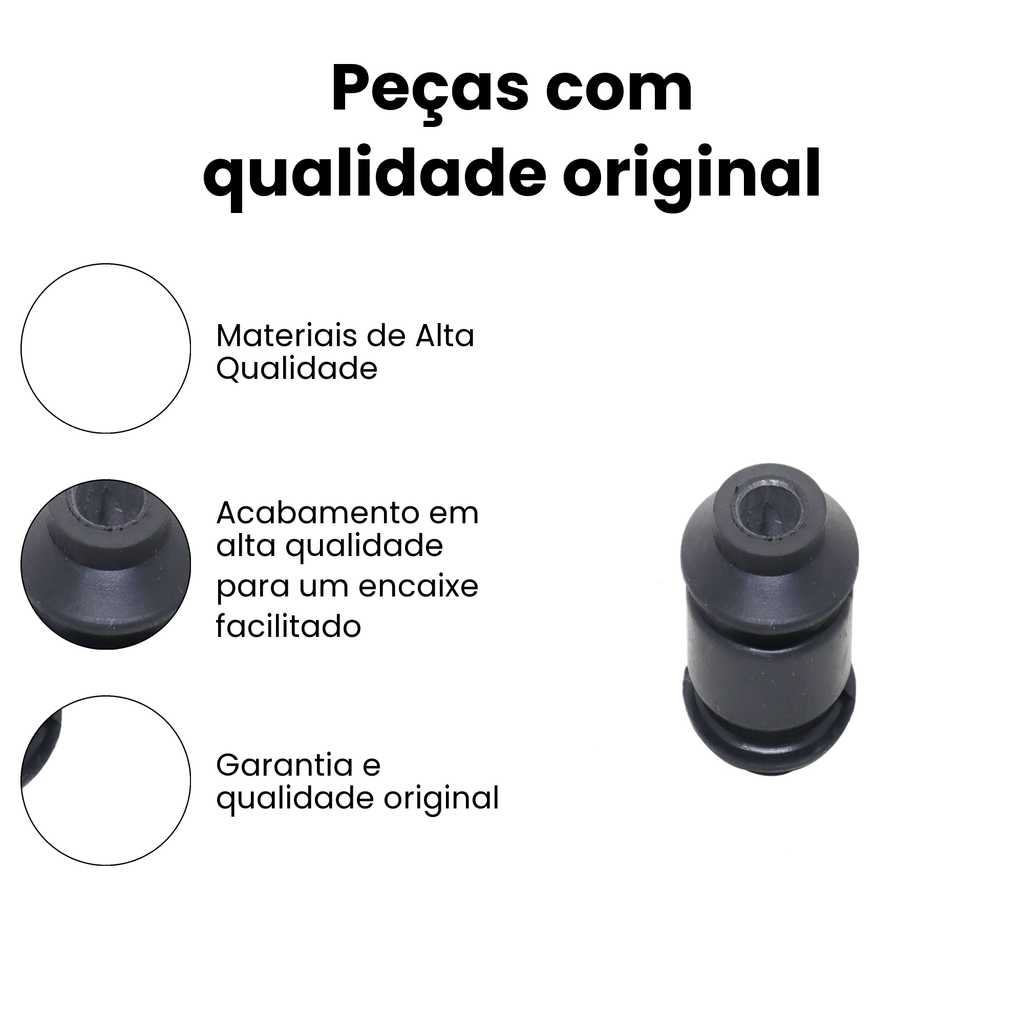 Bucha Amortecedor Inferior Dianteiro Nissan Frontier - Imagem 3