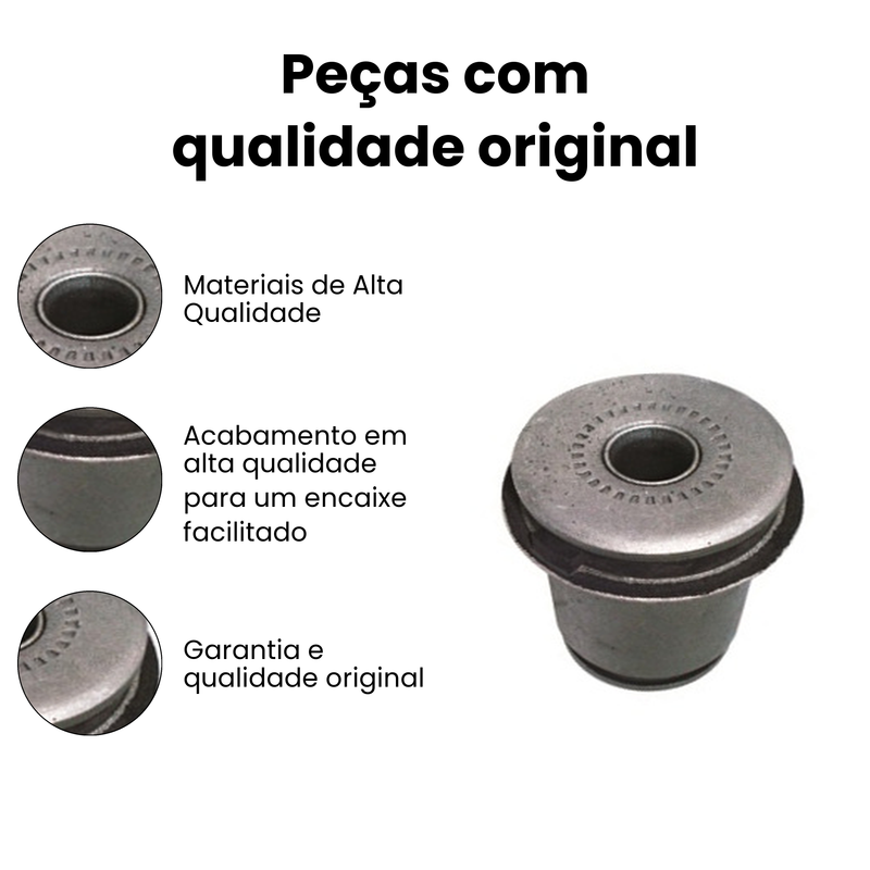 Bucha Bandeja Dianteira Toyota Hilux 1992 a 2024 Direita Esq - Imagem 3