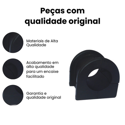 Bucha Barra Estabilizadora Dianteira Toyota Hilux 1992 a 202 - Imagem 3