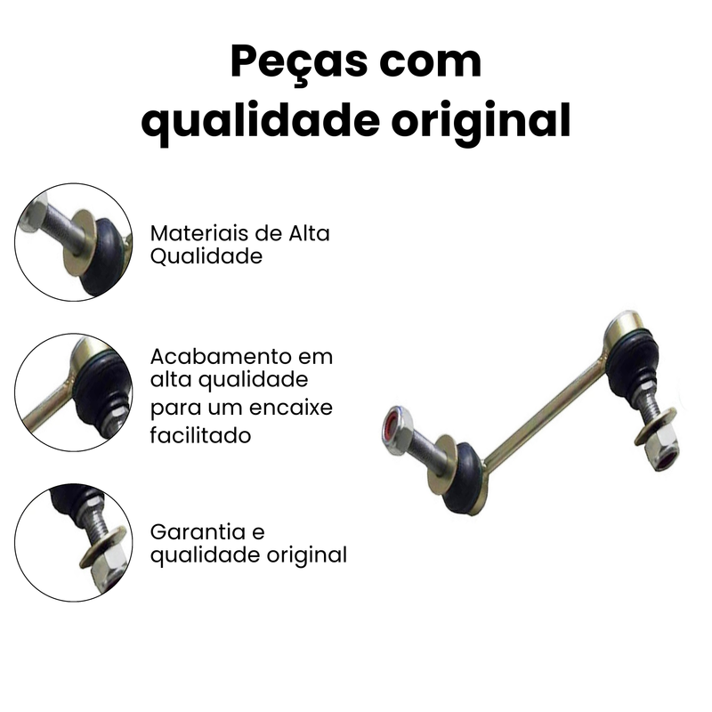 Bieleta Dianteira Esquerda Toyota Hilux 1992 a 2024 Diesel e - Imagem 3