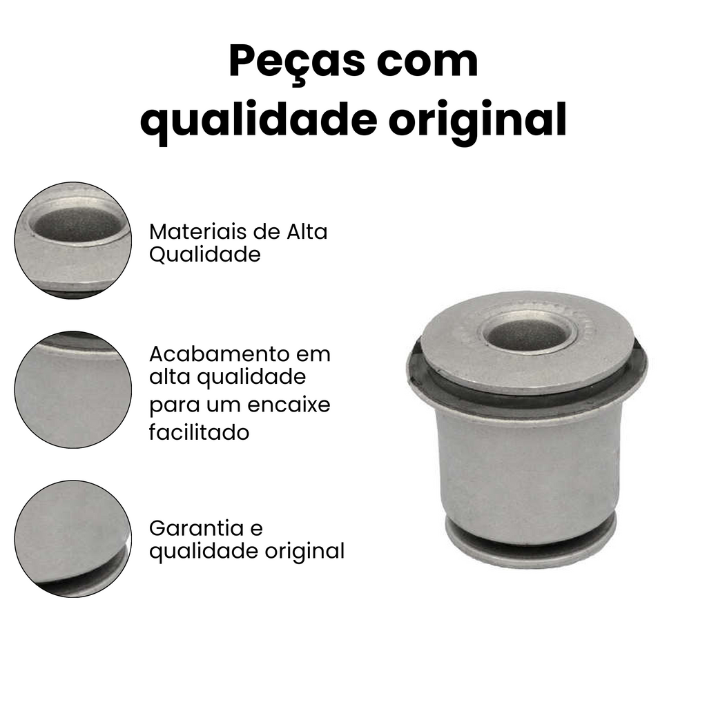 Bucha Bandeja Dianteira Inferior Hilux Direito Esquerdo - Imagem 3
