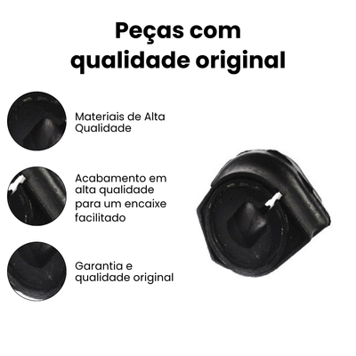 BUCHA BARRA ESTABILIZADORA DIANTEIRO DIREITO/ESQUERDO PEUGEOT MB9133 - Imagem 3