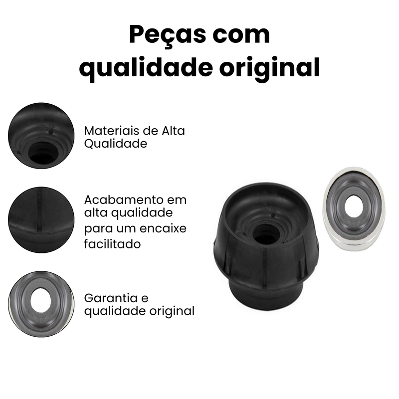 Coxim Amort Diant Dir Esq Renault Clio Kangoo Twingo - Imagem 3