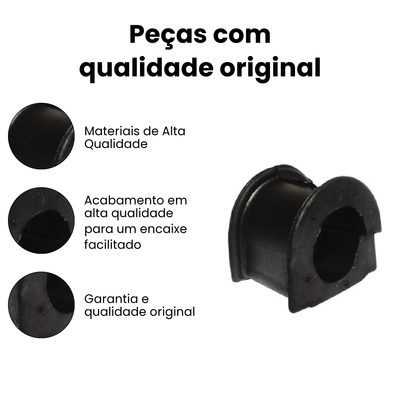 Bucha Barra Estabilizadora Dianteira Hyundai H100 - Imagem 3
