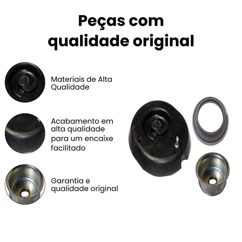 Coxim Amortecedor Diant Dir Esq Citroën C3 2002 a 2024 - Imagem 3