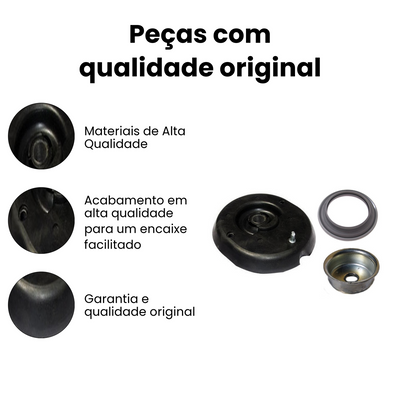 Coxim Amort Diant Dir Esq Citroen C3 2003-2021 - Imagem 3