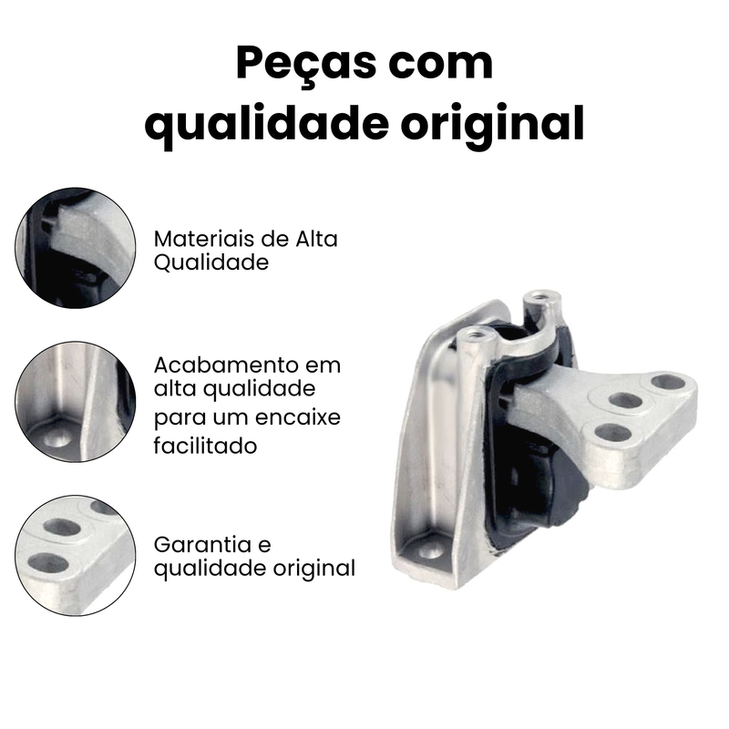 Coxim Motor Diant Esq Honda Civic 1.5 1.6 1.7 1.8 2.0 1991 a - Imagem 3