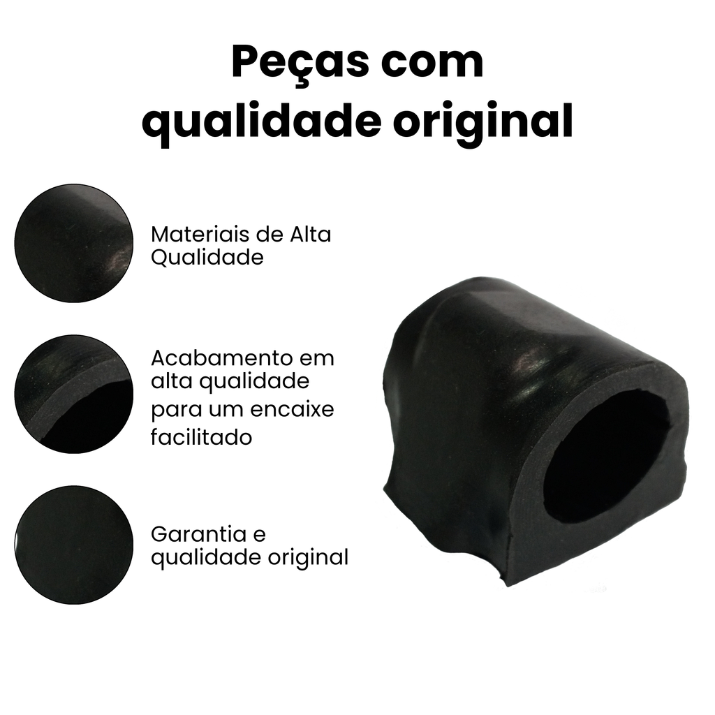 Bucha Barra Estabilizadora Dianteira Renault Logan Sandero 2 - Imagem 3