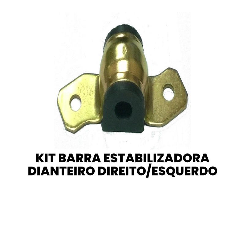 Kit Barra Estabilizadora Dianteira Direita Esquerda Renault - Imagem 2