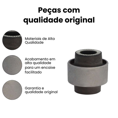 Bucha Bandeja Traseira Direito/Esquerdo Kwid - Imagem 3